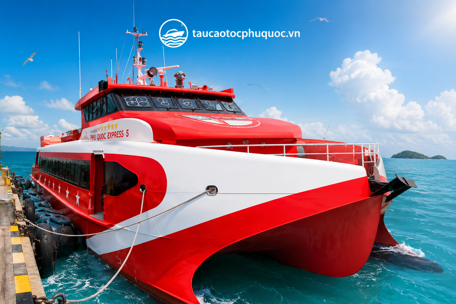 Tàu Phú Quốc Express 5 đi Sa Kỳ – Lý Sơn