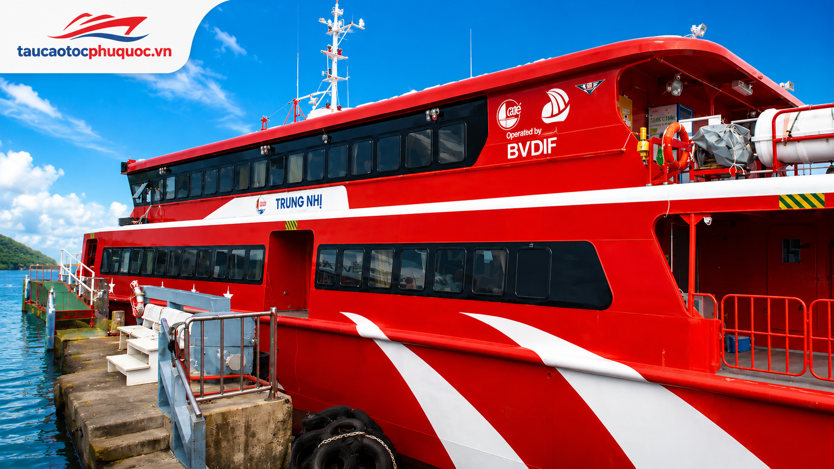 Tàu cao tốc Phú Quốc Express Trưng Nhị